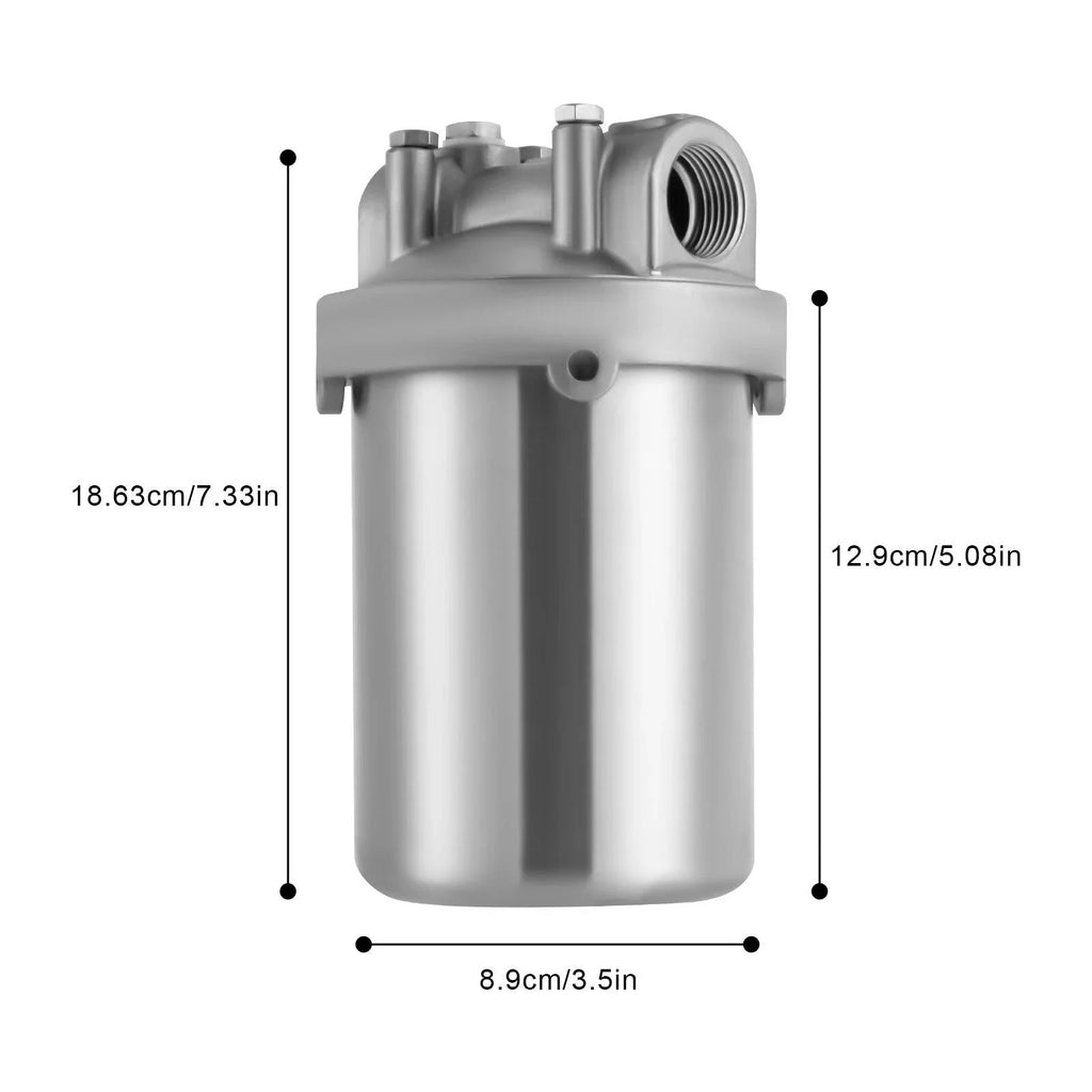 Commercial liquid Filter Shell Housing- 5" Filter 3/4" inch Npt Inlet