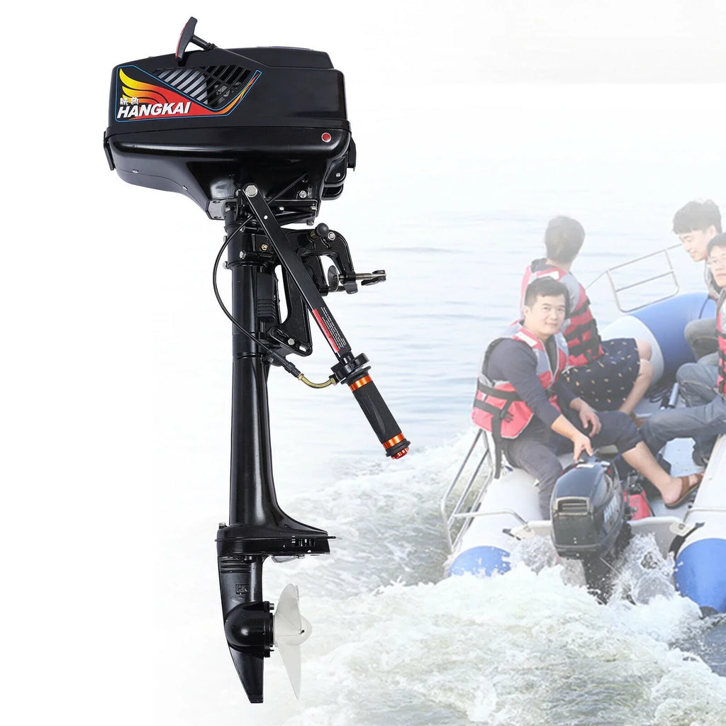 HANGKAI 2-Stroke 3.6HP Electric Outboard Motor ship Engine liquid Cooling CDI sys