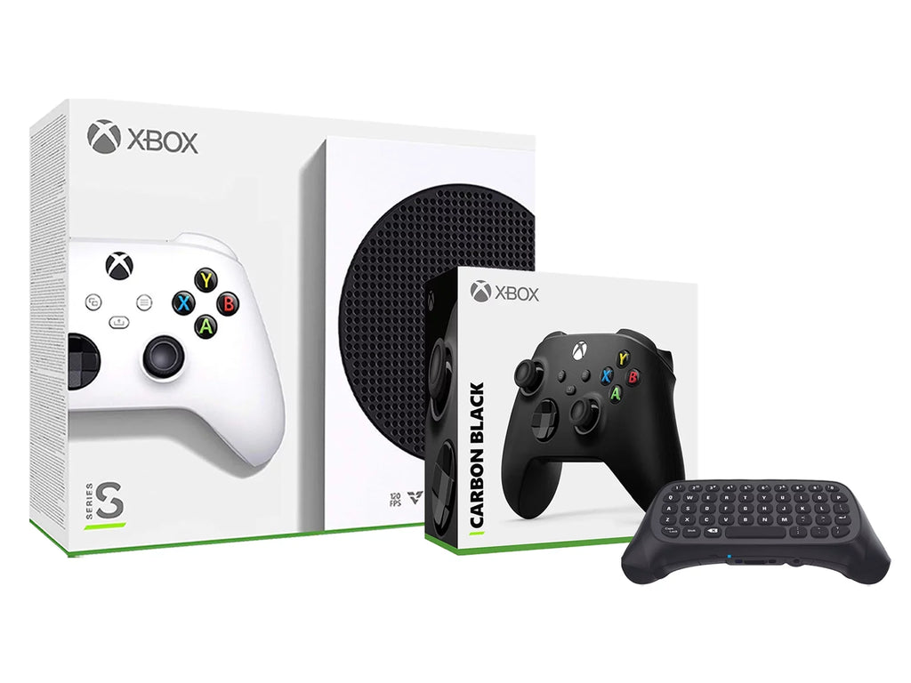 Xbox Series S 512GB All-Digital Console with Extra Carbon Black Controller and Wireless Controller Keypad