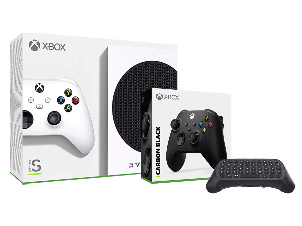 Xbox Series S 512GB All-Digital Console with Extra Carbon Black Controller and Wireless Controller Keypad