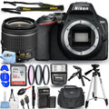 D3500 24.2MP DSLR Camera with 18-55mm VR Lens 1590 - 12PC Accessory Bundle