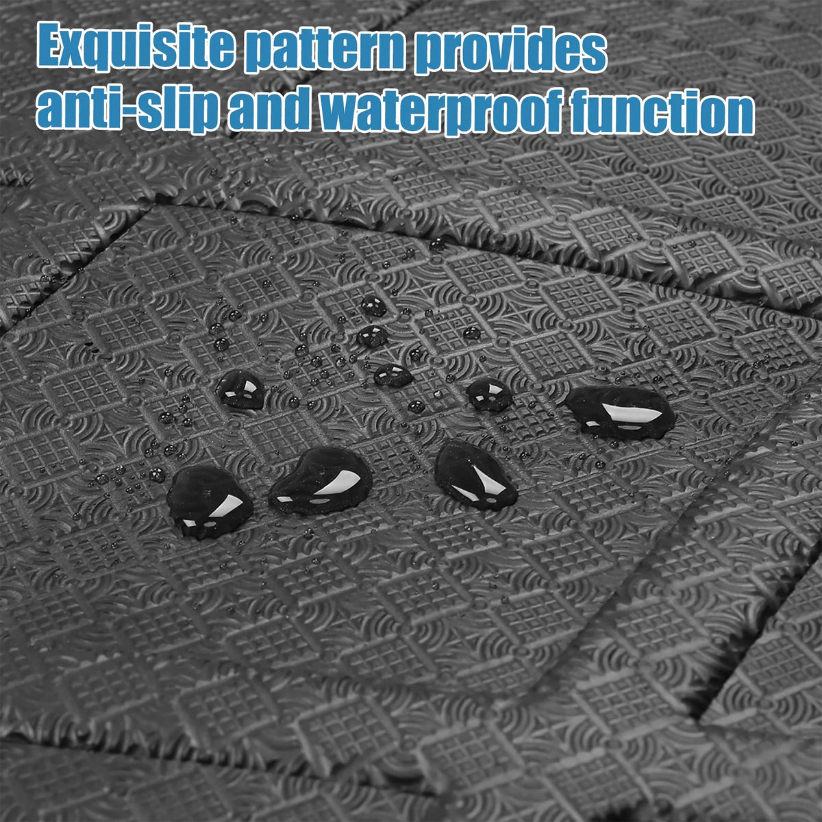 Unique Bargains Auto Rear Trunk Liner Cargo Floor Mat wrap for  Edge Plastic
