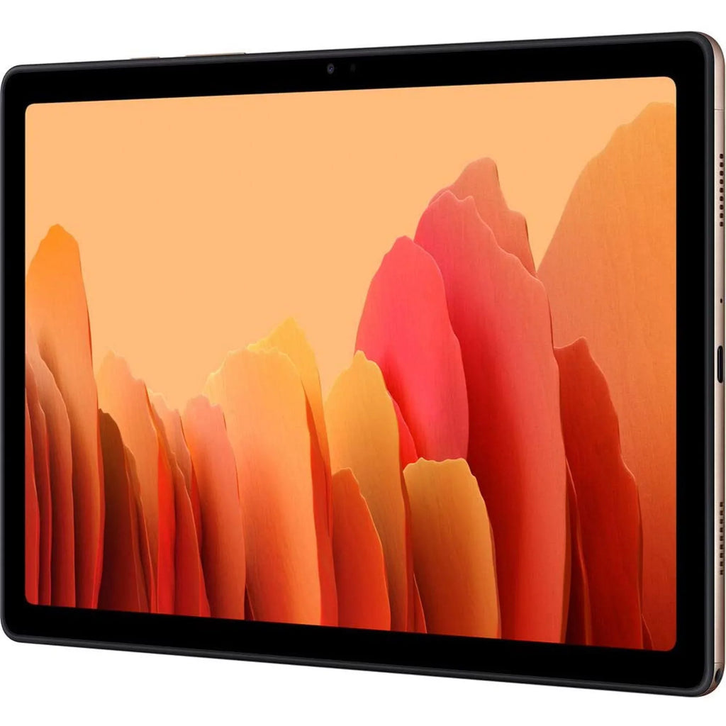 2021  Galaxy Tab A7 10.4'' (2000x1200) TFT Display Wi-Fi Tablet Bundle, 3GB RAM, Bluetooth, Android 10 OS (64GB, Gold) with Mazepoly Accessories