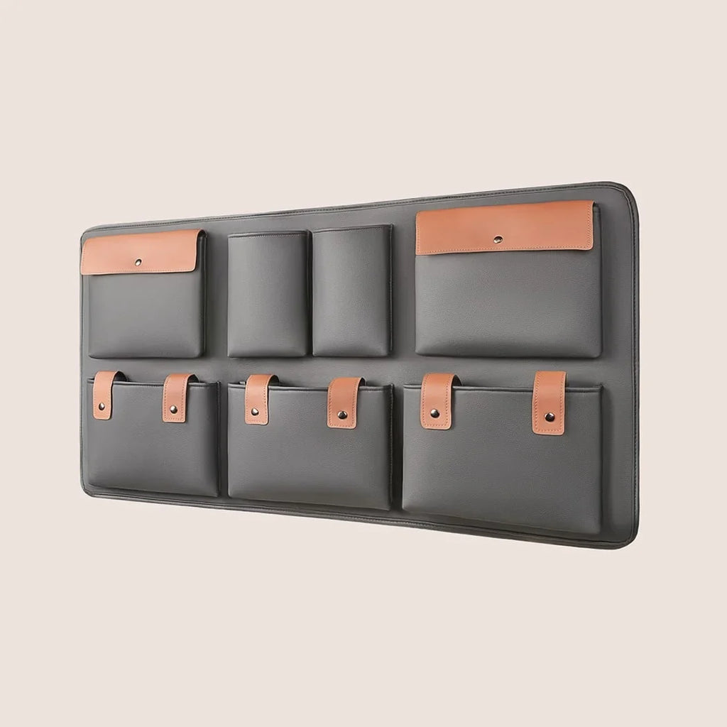 Hanging Car SUV Trunk Organizer Black Brown Eco Leather Owleys Storage Accessories With Pockets Waterproof