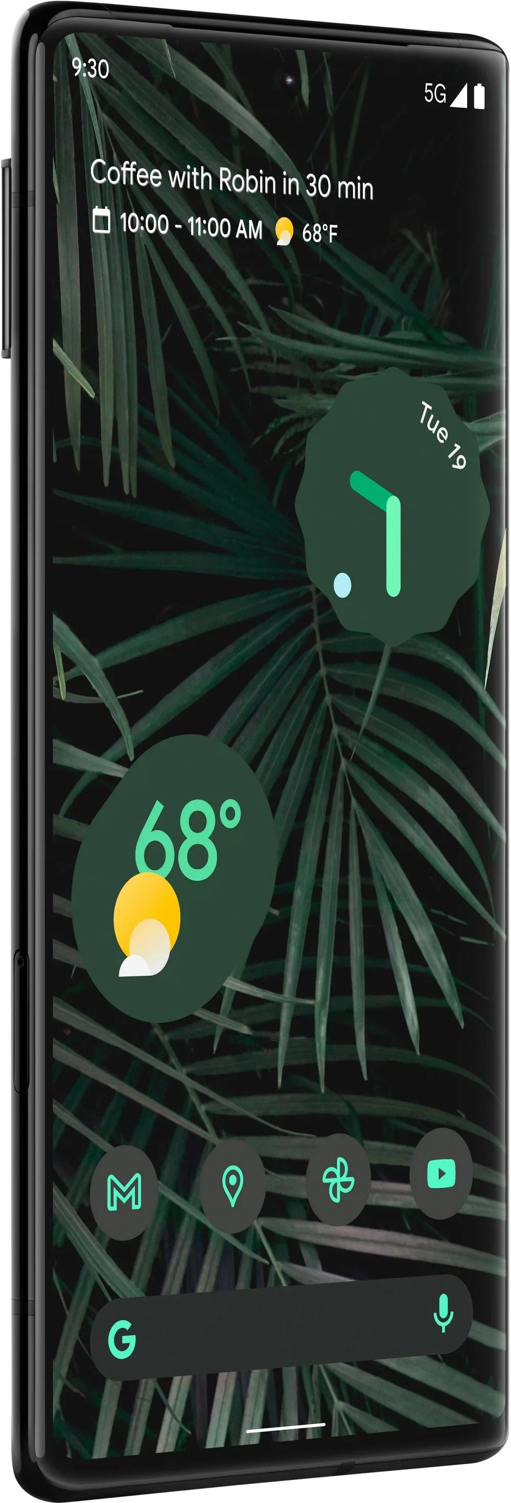 Used Google Pixel 6 Pro Smartphone, Fully Unlocked,128 GB Storage + 12 GB RAM, Stormy Black