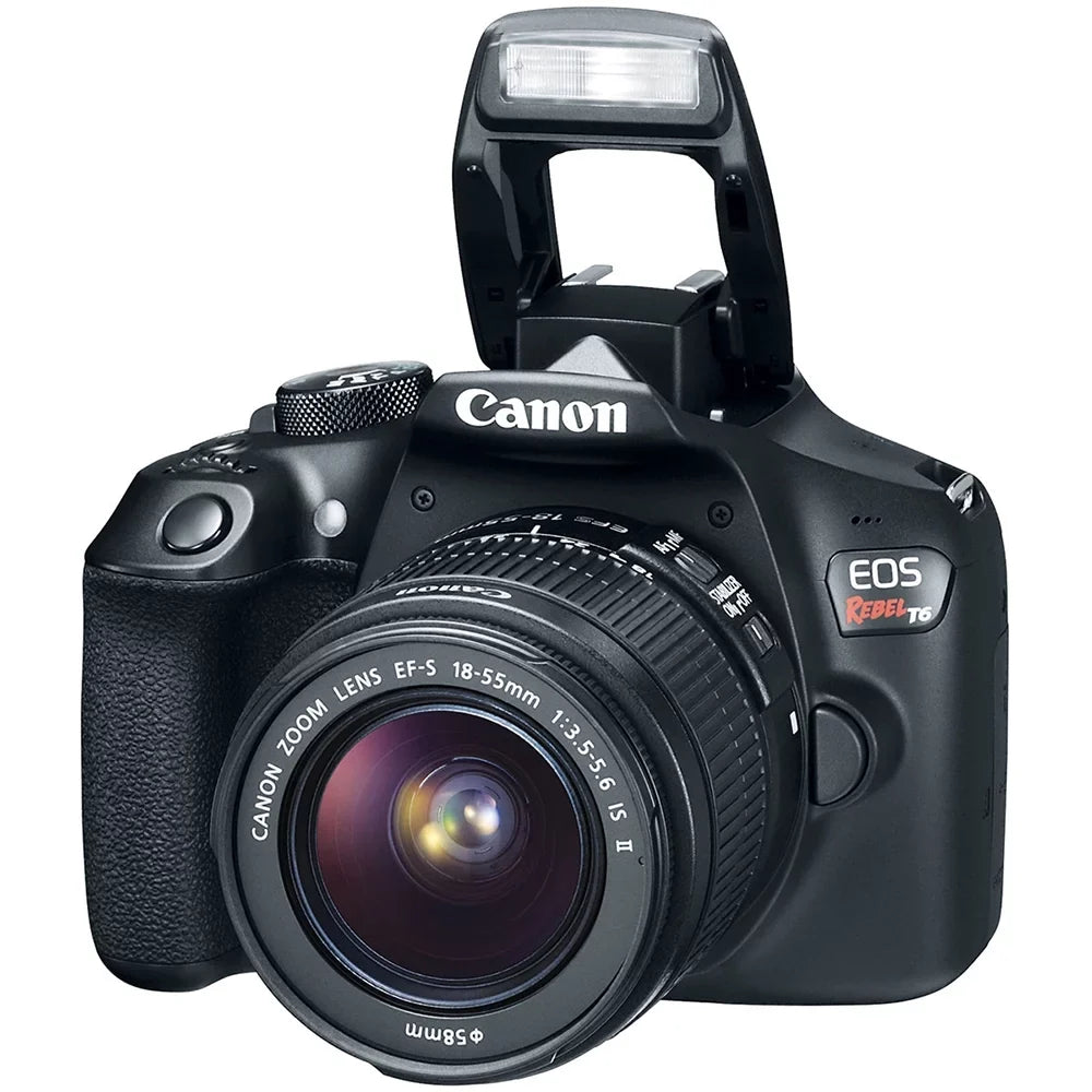EOS Rebel T6/2000D DSLR Camera with 18-55mm and 55-250mm Lenses Kit