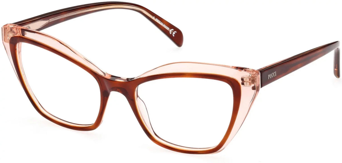 Eyeglasses Emilio Pucci EP 5197 056 Light Brown/Monocolor / Shiny Brown
