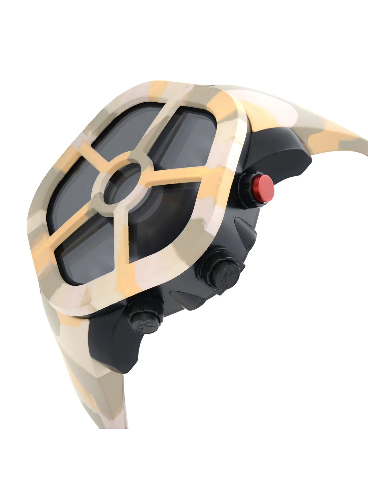 Ghost Carbon Bezel Camouflage Quartz Mens Watch GH100.11.NS.PC.ANQ4D. Jacob & Co