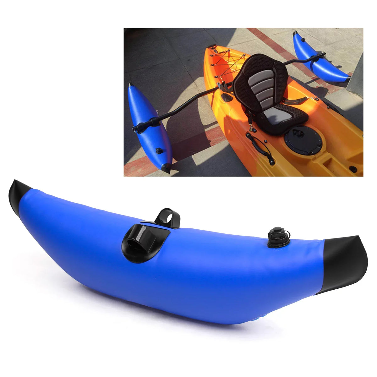 Spirastell Kayak Float,ship Float Stabilizer Float With Sidekick With Sidekick Arms Rod craft Float Sidekick Arms Rod Pvc Inflatable Float With Float Stabilizer Kit Tuyya Zdhf Eryue Qisuo Huiop