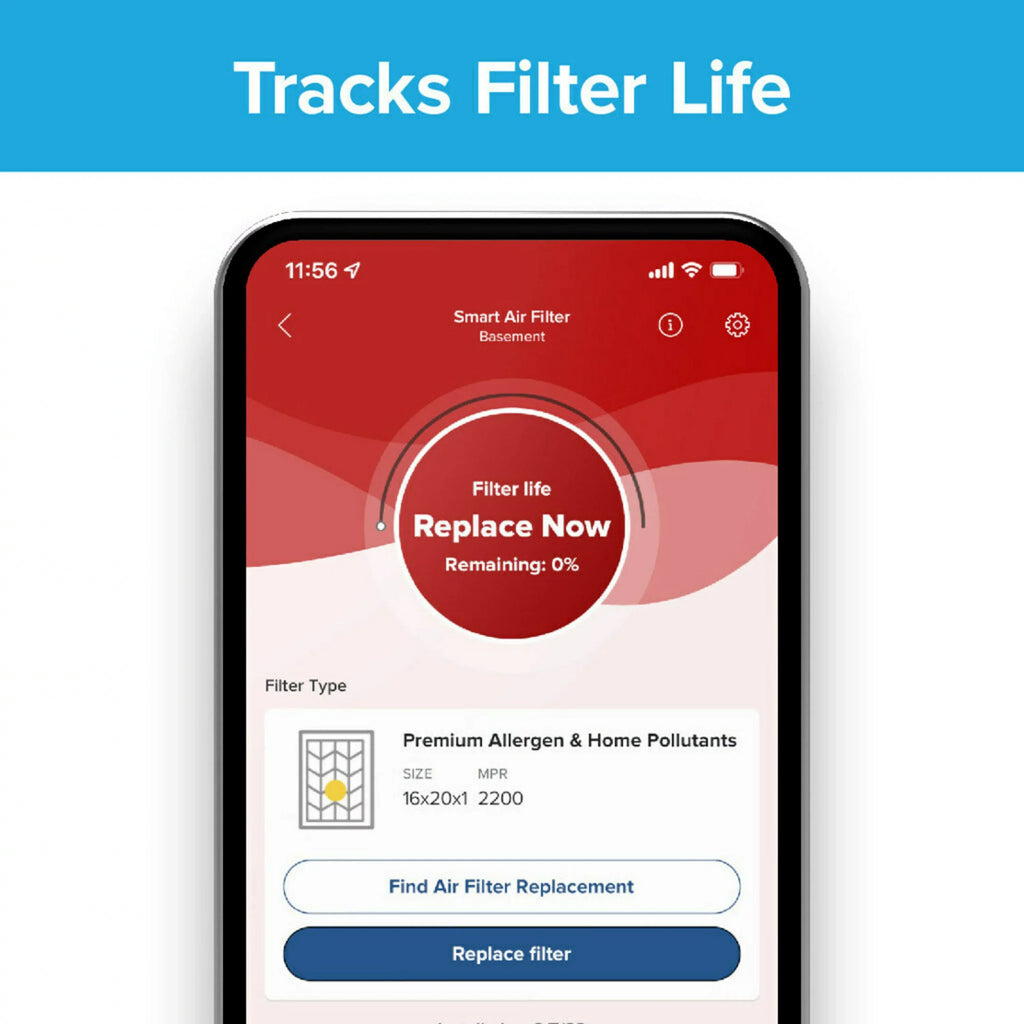 Filtrete 16x20x1 Smart Air Filter, MPR 1500 MERV 12, Allergen, Bacteria Virus, 1 Filter
