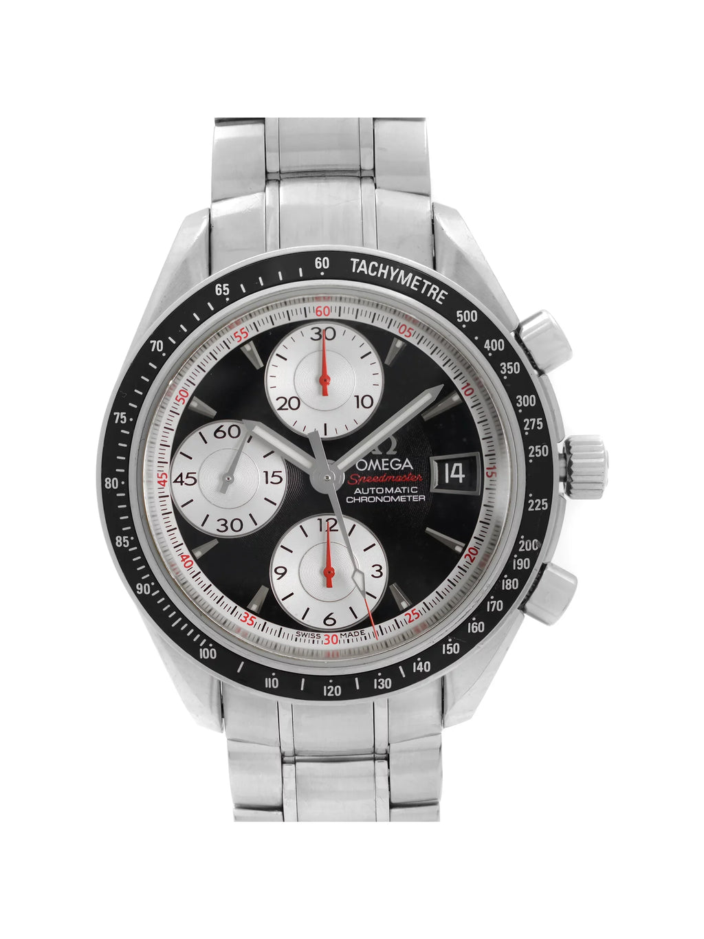 Omega Speedmaster 40mm Steel Black Panda Dial Automatic Mens Watch 3210.51.00