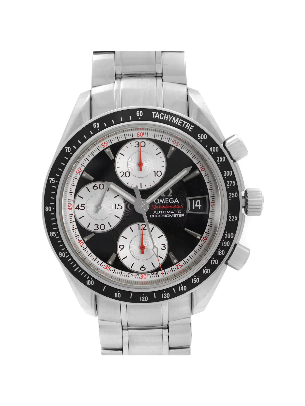 Omega Speedmaster 40mm Steel Black Panda Dial Automatic Mens Watch 3210.51.00