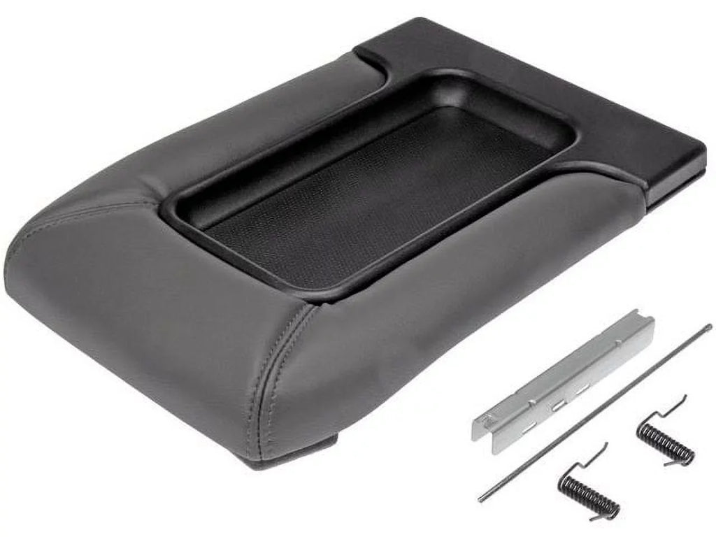 Console Lid - Dark Gray - Front Row with Split Bench Seat - appropriate with 2001 - 2006 GMC Sierra 1500 2002 2003 2004 2005