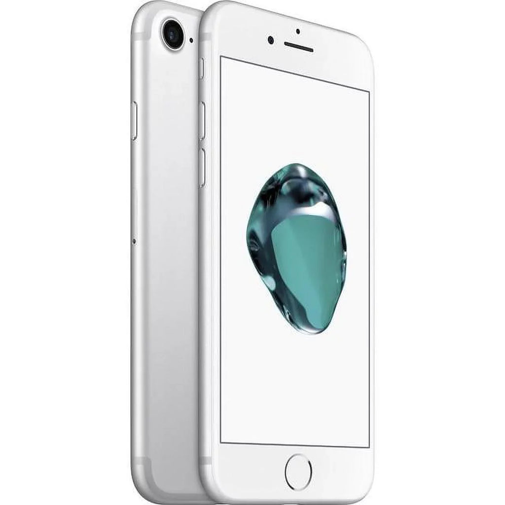 Restored  iPhone 7 A1660 (Fully Unlocked) 32GB Silver (Grade A+) w/ Wireless Earbuds (Refurbished)