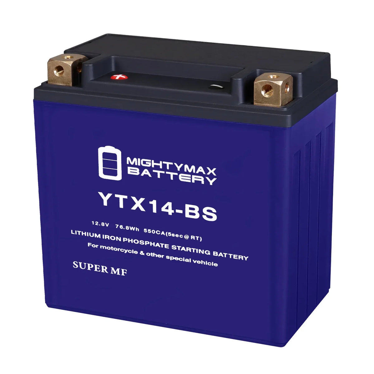 YTX14-BS Lithium Replacement Battery appropriate with Moto Guzzi 750 V7 III Dark 18