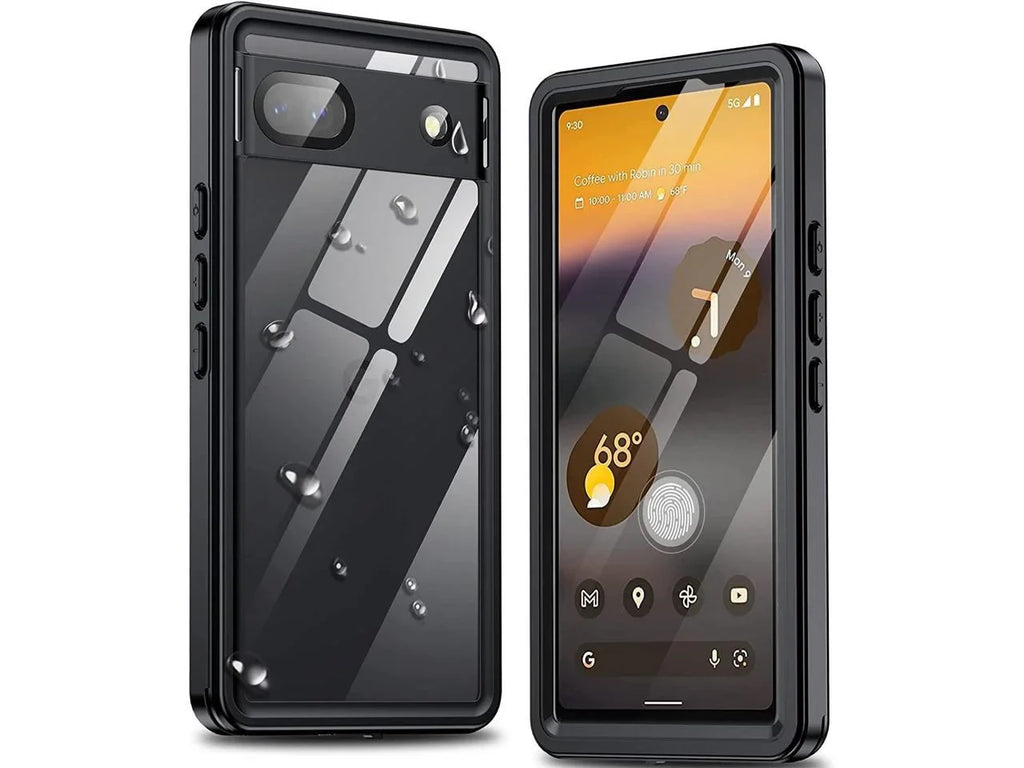 Google Pixel 6A Waterproof Case, IP68 Waterproof Shockproof Protective Case with Screen Protector Underwater Clear Back protector for Google Pixel 6A 5G