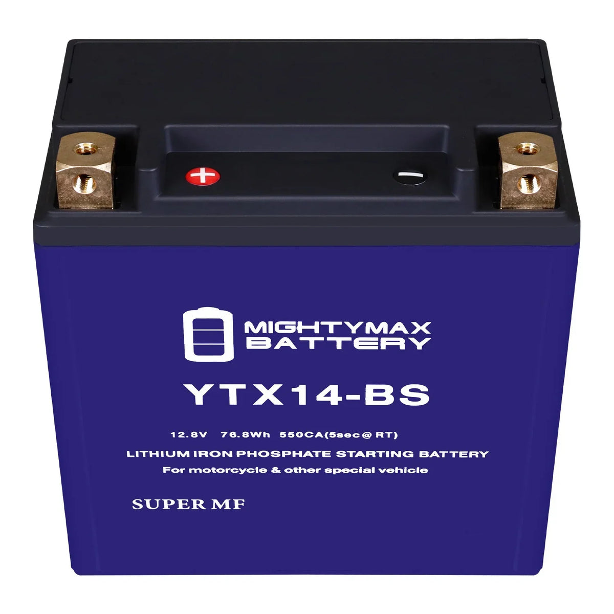 YTX14-BS Lithium Replacement Battery appropriate with Moto Guzzi 750 V7 III Dark 18