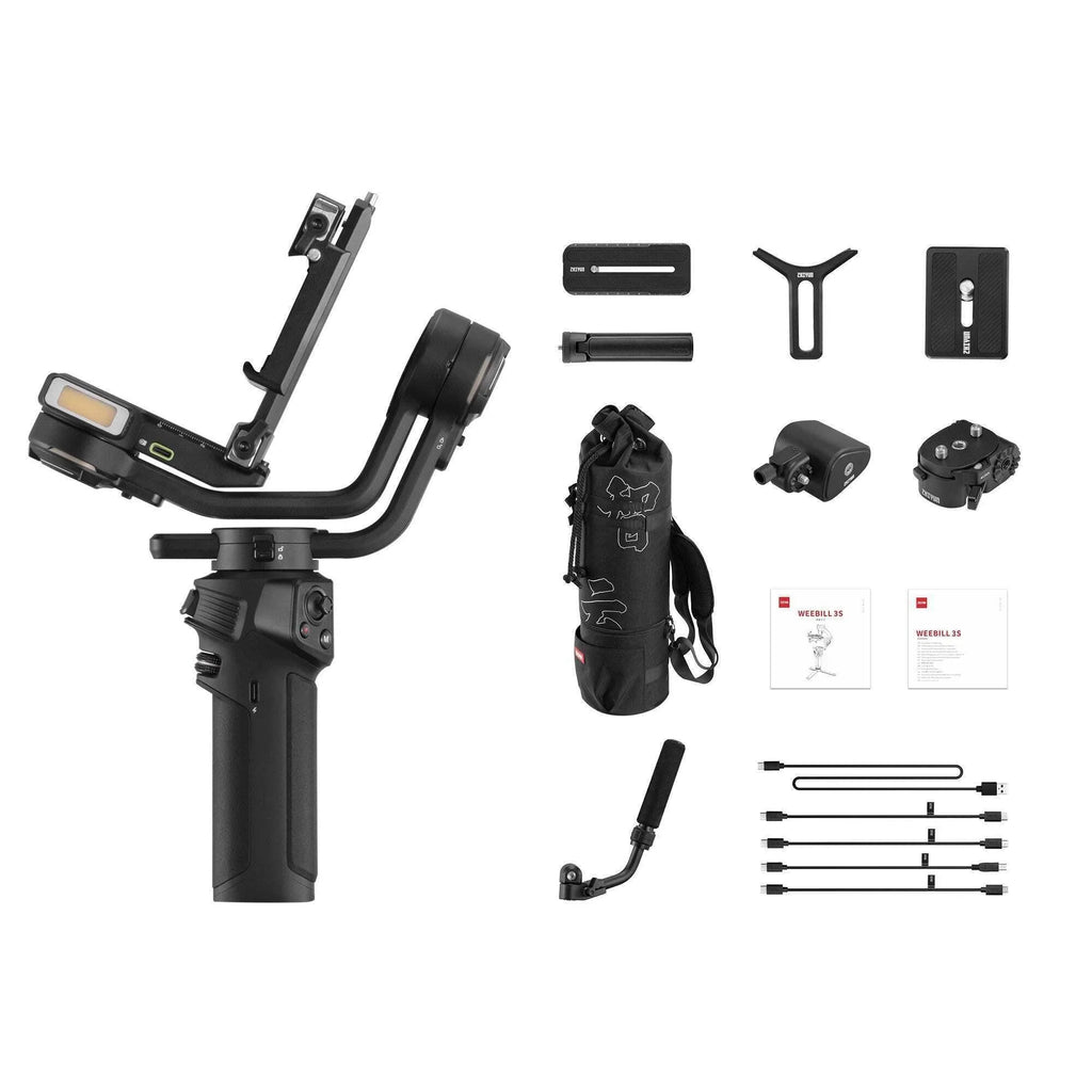 Zhiyun Weebill 3S Handheld Gimbal Stabilizer for DSLR and Mirrorless Cameras with Filter Lens Bundle