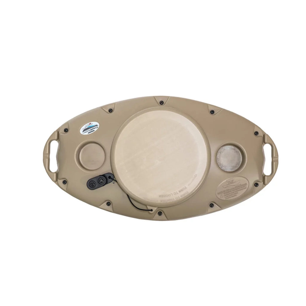 CreekKooler Pup 15 Quart Floating Beverage liquid Portable Cooler, Tan