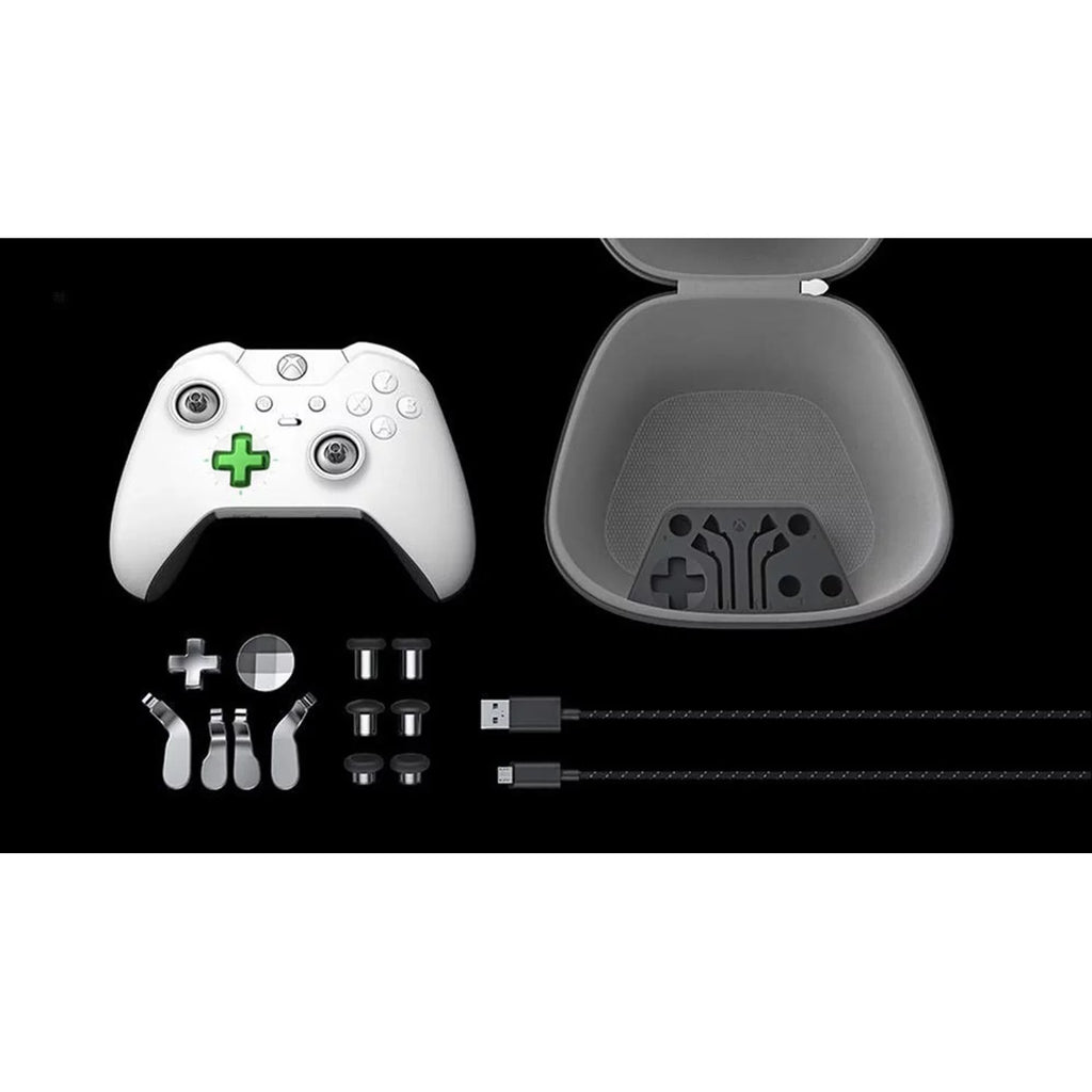 Restored  Xbox One Elite Wireless Controller, Platinum White, NON Retail Box (Refurbished)