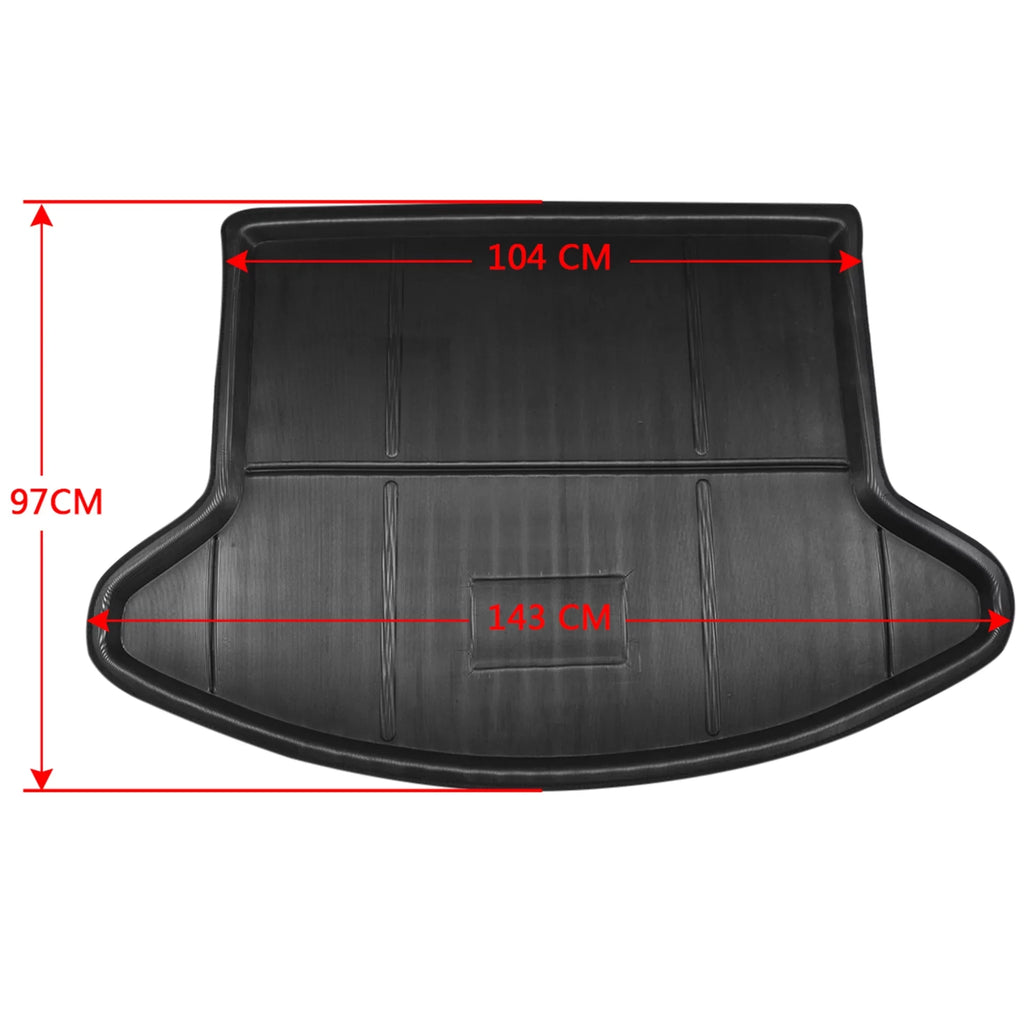 Unique Bargains Black Rear Trunk Tray Boot Liner Cargo Floor Mat protector for Mazda CX-5 2013-2016