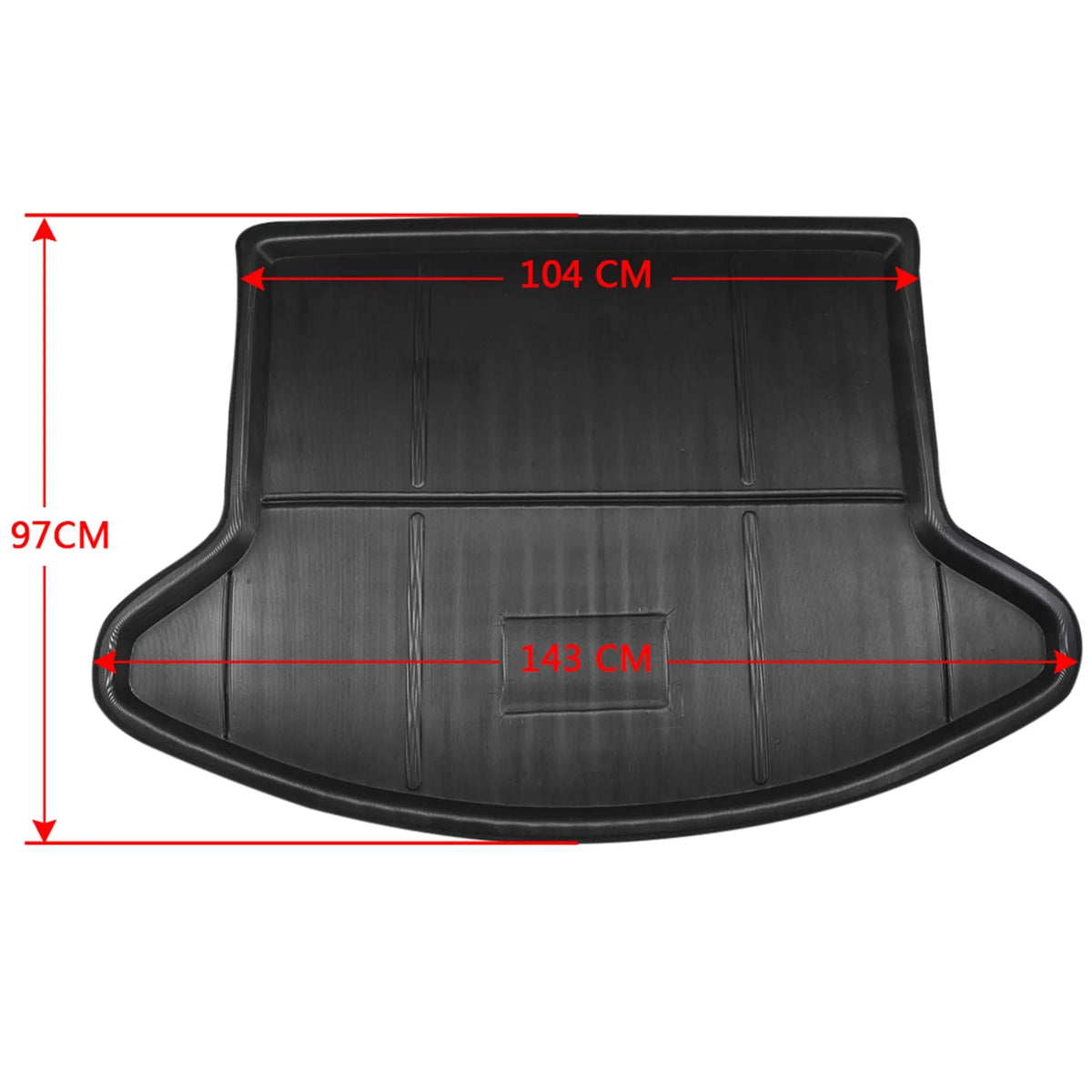 Unique Bargains Black Rear Trunk Tray Boot Liner Cargo Floor Mat protector for Mazda CX-5 2013-2016