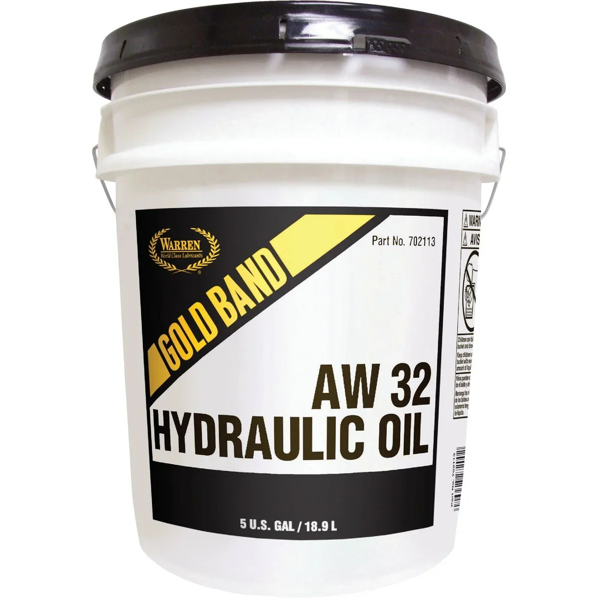 10W Hydraulic Oil 2113. Gold Band 5 Gal